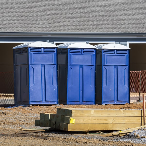 what is the maximum capacity for a single porta potty in Lincolnville SC